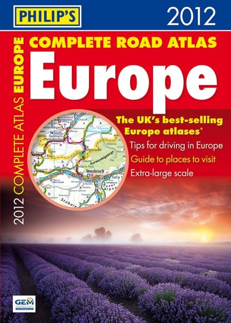 Philip's Complete Road Atlas Europe 2012