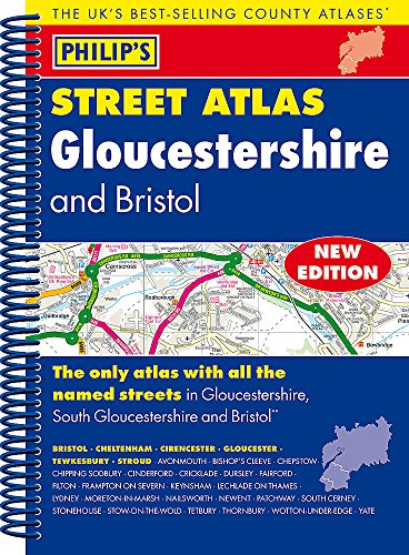 Philip's Street Atlas Gloucestershire and Bristol