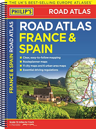 Philip's France and Spain Road Atlas