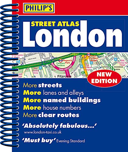 Philip's Street Atlas London - new spiral-bound edition