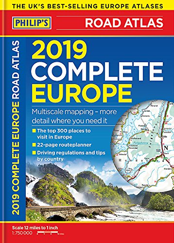 Philip's 2019 Complete Road Atlas Europe