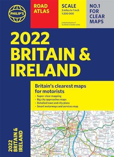 2022 Philip's Road Atlas Britain and Ireland