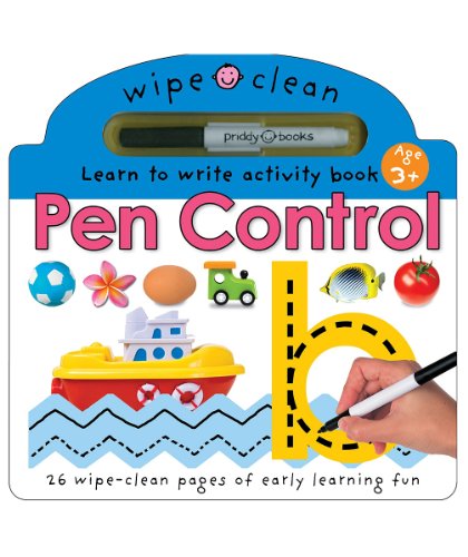 Wipe Clean Learning: Pen Control