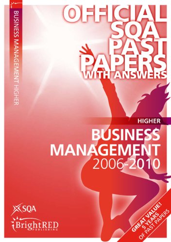 Business Management Higher SQA Past Papers