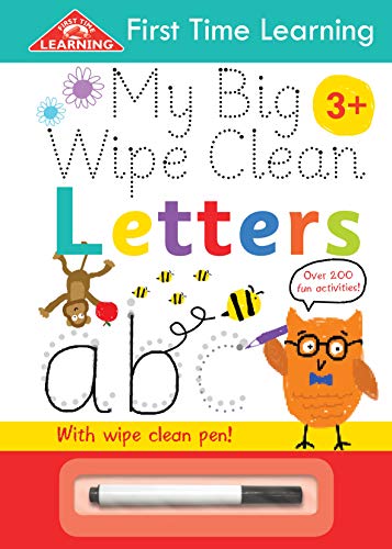 First Time Learning Wipe Clean-Letters