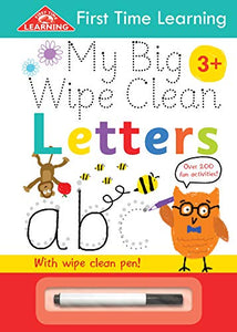 First Time Learning Wipe Clean-Letters 