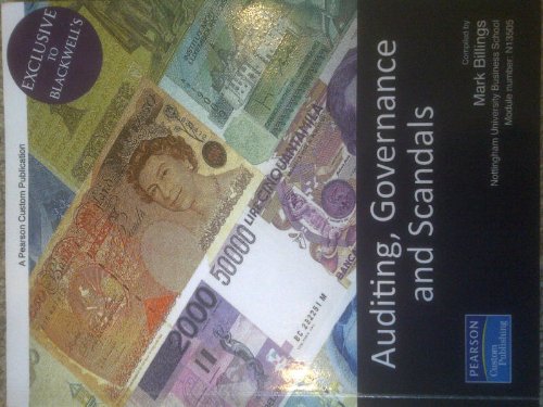Auditing, Governance and Scandals