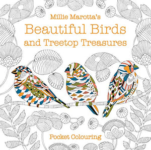 Millie Marotta's Beautiful Birds and Treetop Treasures Pocket Colouring 