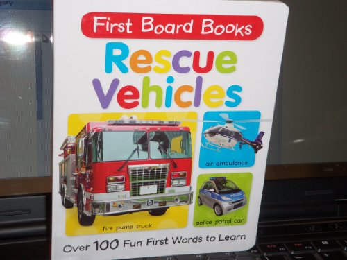 FIRST BOARD BOOKS RESCUE VEHICLES