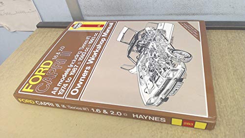 Ford Capri II All Models 1974-87 Owner's Workshop Manual