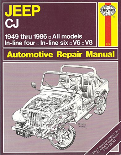 Jeep C.J.1949-86 Owner's Workshop Manual