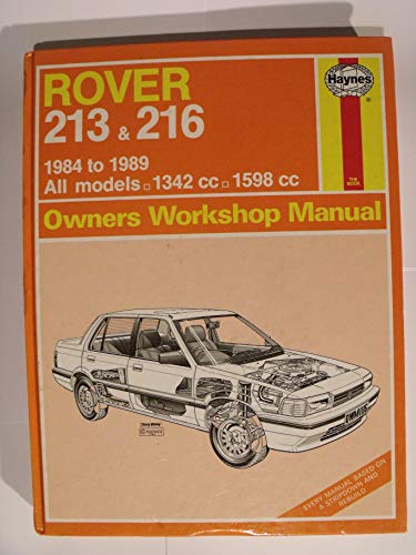 Rover 213 and 216 1984-89 Owner's Workshop Manual