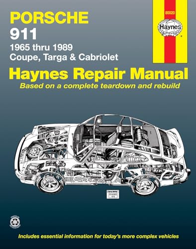 Porsche 911 (1965-1989) for Coupe, Targa & Cabriolet Haynes Repair Manual (USA)