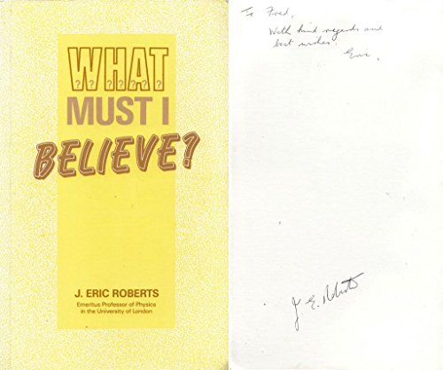 What Must I Believe