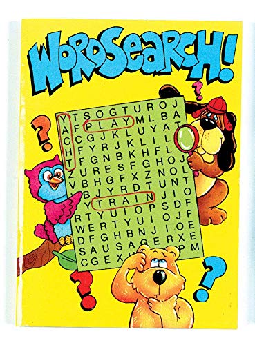 Kids A6 Series 2095 Set Of 4 Wordsearch Brain Games Puzzle Books