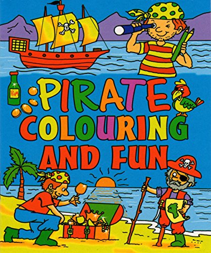 WF Graham 12 x Mini Pirate Colouring Activity Books Boys Girls A6 Party Bag Fillers