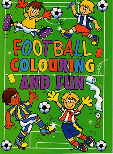 WF Graham 12 x Mini Football Colouring Activity Books Boys Girls A6 Party Bag Fillers