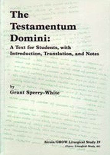 The Testamentum Domini