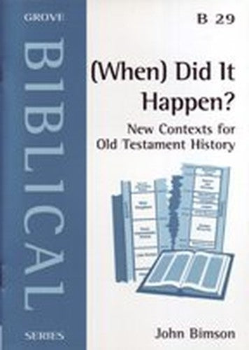 (When) Did it Happen?