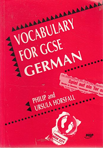 Vocabulary for GCSE German