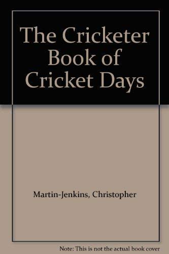 "Cricketer" Book of Cricket Days