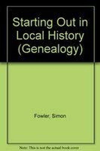 Starting Out in Local History