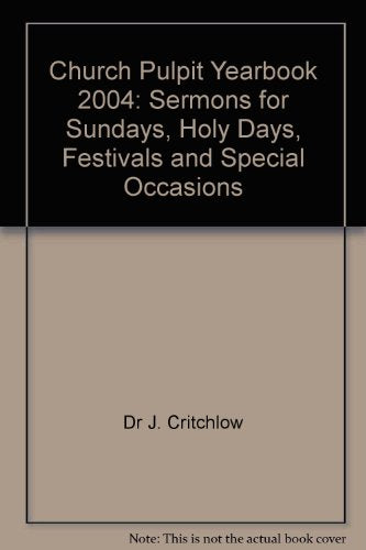 Church Pulpit Yearbook