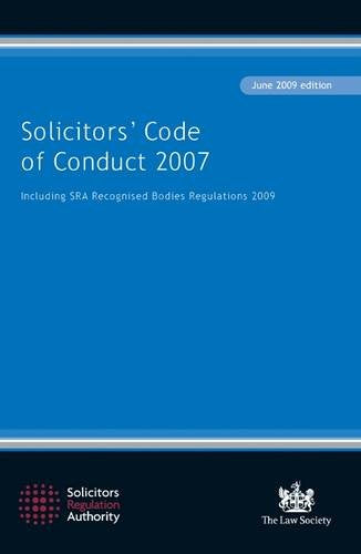 Solicitors' Code of Conduct 2007