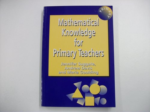 Math Knowledge for Prim Teach