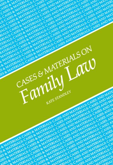 Cases and Materials on Family Law