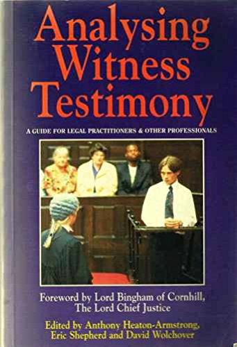 Analysing Witness Testimony