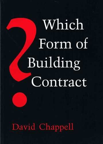 Which Form of Building Contract?