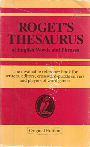 Roget's Thesaurus of English Words and Phrases