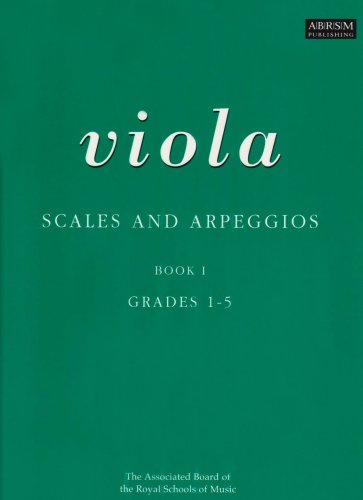 ABRSM Scales and Arpeggios for Viola Grades 1-5
