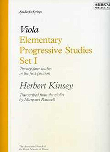 Elementary Progressive Studies, Set I for Viola