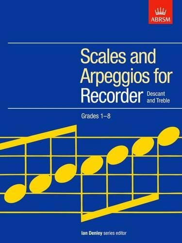 Scales and Arpeggios for Recorder (Descant and Treble), Grades 1-8