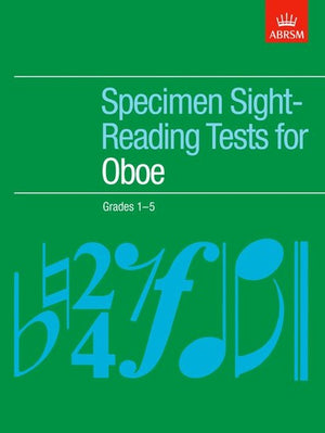 Specimen Sight-Reading Tests for Oboe, Grades 1-5