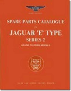 Jaguar E Type Parts Catalogue Series 2 GT 