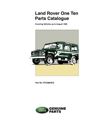 Land Rover One Ten Parts Catalogue