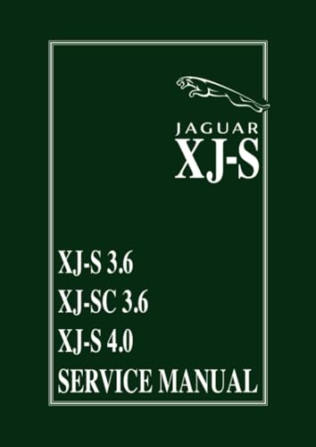 Jaguar XJS 3.6 and 4.0 Litre Service Manual