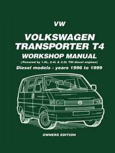 Volkswagen Transporter T4 Workshop Manual Owners Edition 