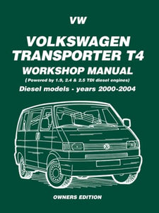 Volkswagen Transporter T4 Workshop Manual Diesel 2000 on 