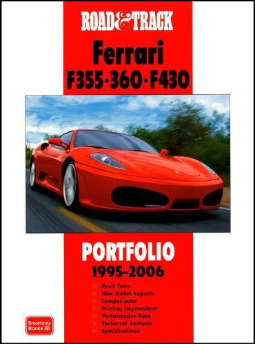 "Road & Track" Ferrari F355.360.F430 Portfolio 1995-2006