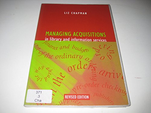 Managing Acquisitions in Library and Information Services