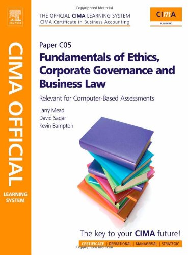 Fundamentals of Ethics, Corporate Governance and Business Law