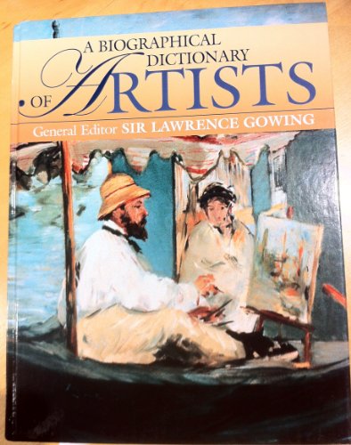 A Biographical Dictionary of Artists