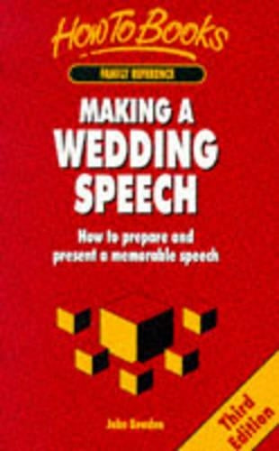 Making a Wedding Speech