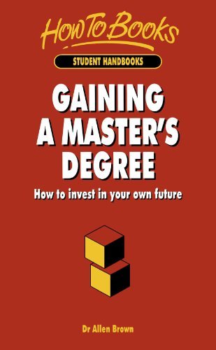 Gaining a Master's Degree