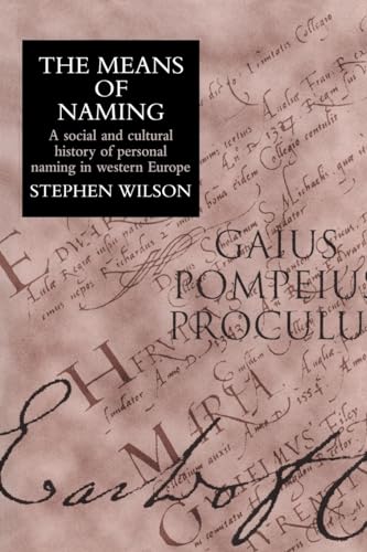 The Means Of Naming