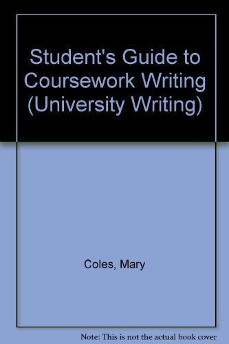 Student's Guide to Coursework Writing